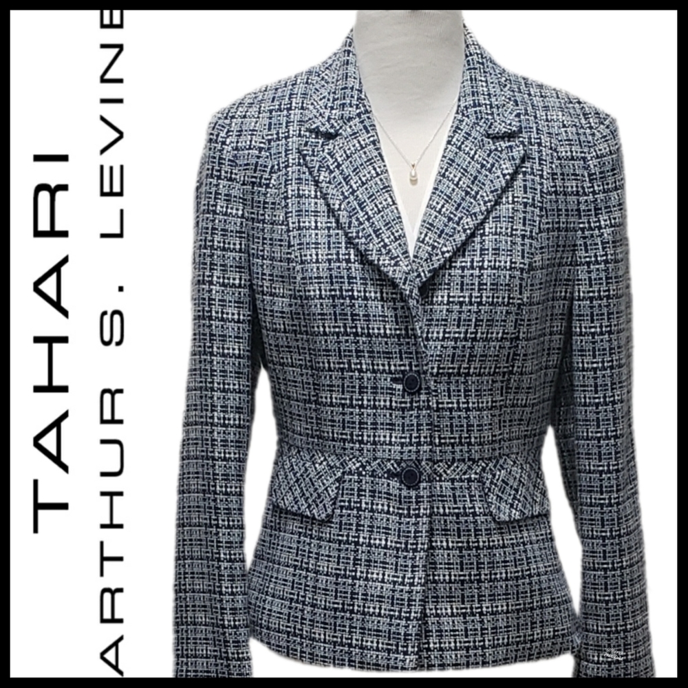 Tahari Tweed Blazer